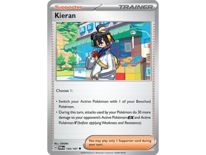 154/167 Kieran (Twilight Masquerade) (varianta reverse holo)
