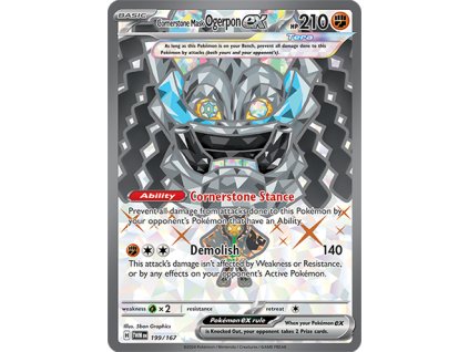 199/167 Cornerstone Mask OgerponEX (Twilight Masquerade) (varianta holo)