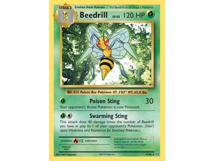 007/108 Beedrill (Evolutions XY) (varianta reverse holo)