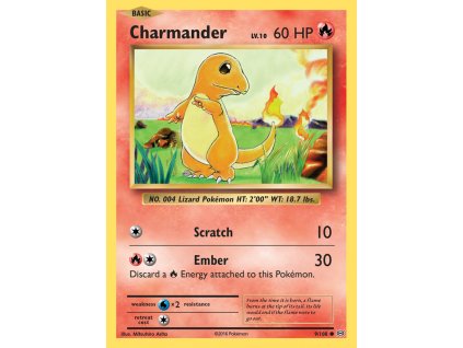 009/108 Charmander (Evolutions XY) (varianta reverse holo)