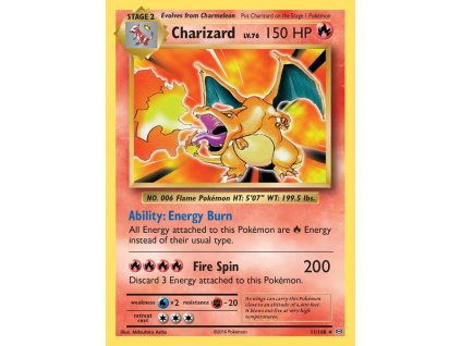 011/108 Charizard (Evolutions XY) (varianta reverse holo)
