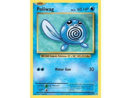 023/108 Poliwag (Evolutions XY) (varianta reverse holo)