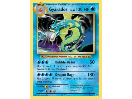 034/108 Gyarados (Evolutions XY) (varianta reverse holo)