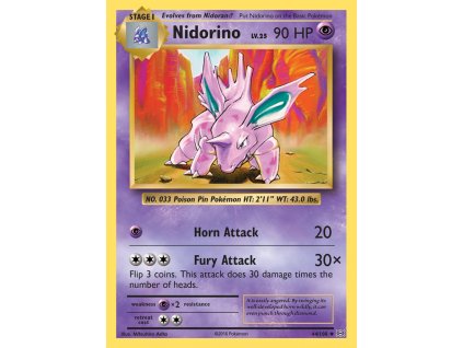 044/108 Nidorino (Evolutions XY) (varianta reverse holo)