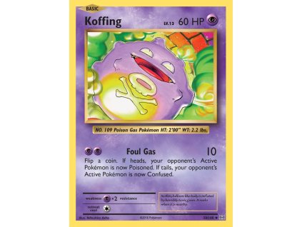 050/108 Koffing (Evolutions XY) (varianta reverse holo)