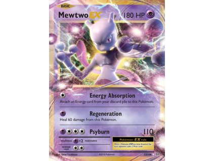 052/108 Mewtwo-EX (Evolutions XY) (varianta Rare Holo EX)