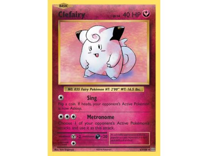 063/108 Clefairy (Evolutions XY) (varianta reverse holo)