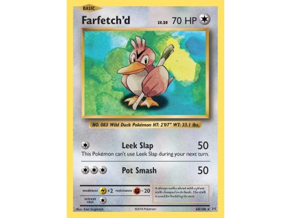 068/108 Farfetch'd (Evolutions XY) (varianta reverse holo)