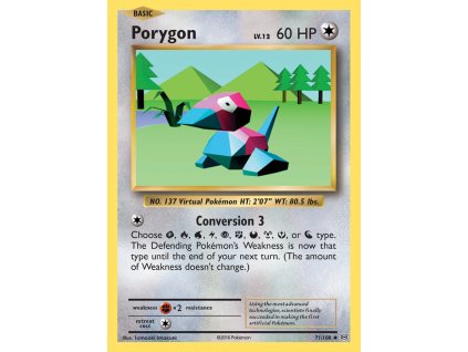 071/108 Porygon (Evolutions XY) (varianta reverse holo)