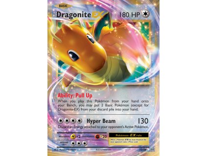 072/108 Dragonite-EX (Evolutions XY) (varianta Rare Holo EX)
