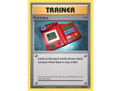 082/108 Pokédex (Evolutions XY) (varianta reverse holo)