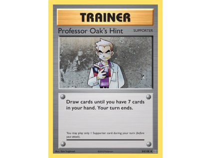 084/108 Professor Oak's Hint (Evolutions XY) (varianta reverse holo)