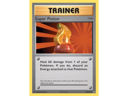 087/108 Super Potion (Evolutions XY) (varianta reverse holo)
