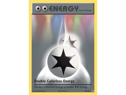 090/108 Double Colorless Energy (Evolutions XY) (varianta reverse holo)