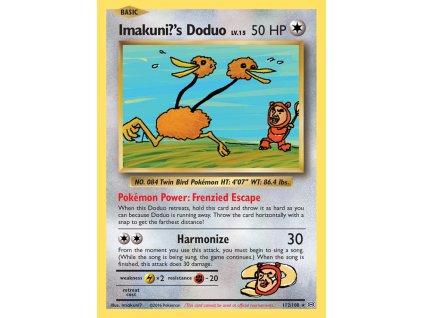 112/108 Imakuni?'s Doduo (Evolutions XY) (varianta Non-holo)