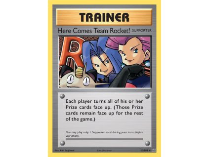 113/108 Here Comes Team Rocket! (Evolutions XY) (varianta reverse holo)