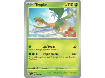 007/193 Tropius (Paldea Evolved) (varianta reverse holo)