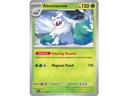 011/193 Abomasnow (Paldea Evolved) (varianta reverse holo)