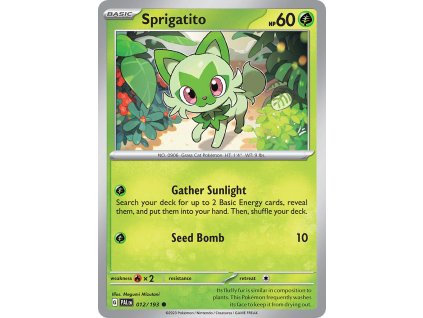 012/193 Sprigatito (Paldea Evolved) (varianta reverse holo)