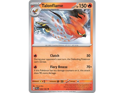 030/193 Talonflame (Paldea Evolved) (varianta reverse holo)