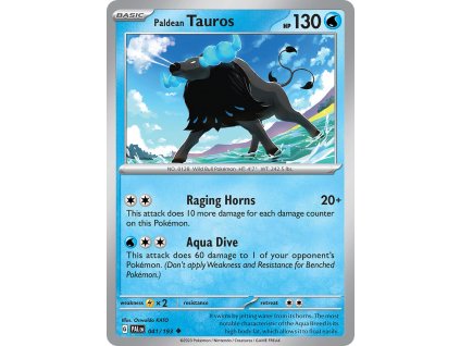 041/193 Paldean Tauros (Paldea Evolved) (varianta reverse holo)
