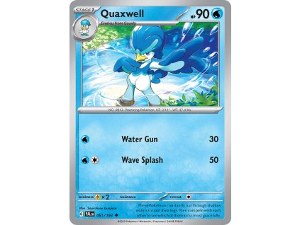 051/193 Quaxwell (Paldea Evolved) (varianta reverse holo)
