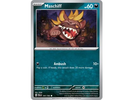 141/193 Maschiff (Paldea Evolved) (varianta reverse holo)