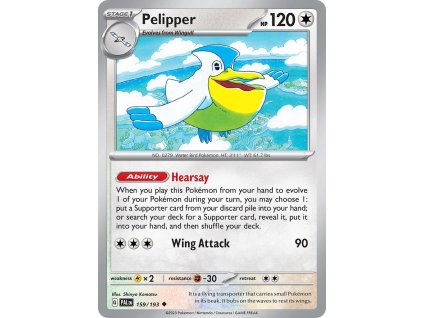 159/193 Pelipper (Paldea Evolved) (varianta reverse holo)