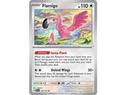 170/193 Flamigo (Paldea Evolved) (varianta reverse holo)