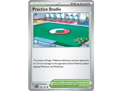 186/193 Practice Studio (Paldea Evolved) (varianta reverse holo)