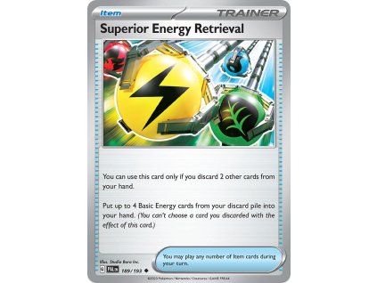 189/193 Superior Energy Retrieval (Paldea Evolved) (varianta reverse holo)