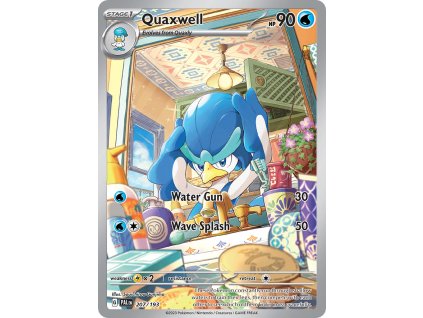 207/193 Quaxwell (Paldea Evolved) (varianta holo)