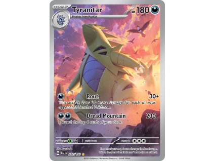 222/193 Tyranitar (Paldea Evolved) (varianta Non-holo)