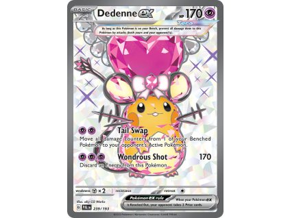 239/193 Dedenne ex (Paldea Evolved) (varianta Non-holo)