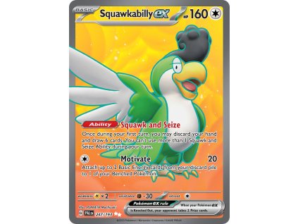 247/193 Squawkabilly ex (Paldea Evolved) (varianta Non-holo)
