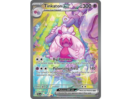 262/193 Tinkaton ex (Paldea Evolved) (varianta Non-holo)