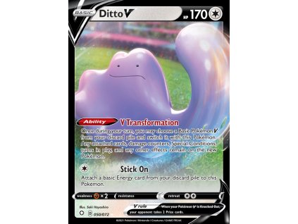 050/072 Ditto V (Shining Fates) (varianta holo)