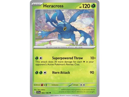 002/198 Heracross (Scarlet & Violet) (varianta reverse holo)