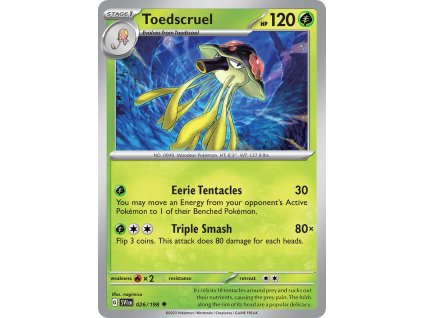 026/198 Toedscruel (Scarlet & Violet) (varianta reverse holo)
