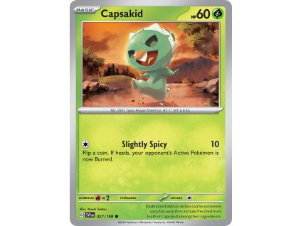 027/198 Capsakid (Scarlet & Violet) (varianta reverse holo)