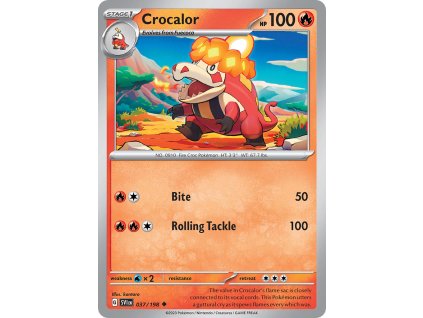 037/198 Crocalor (Scarlet & Violet) (varianta reverse holo)