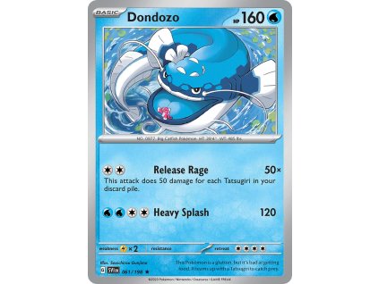 061/198 Dondozo (Scarlet & Violet) (varianta reverse holo)