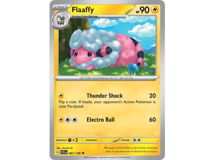 067/198 Flaaffy (Scarlet & Violet) (varianta reverse holo)