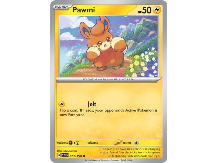 073/198 Pawmi (Scarlet & Violet) (varianta reverse holo)