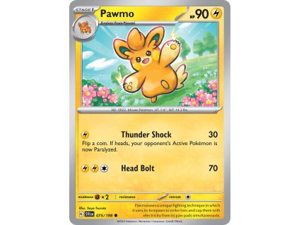 075/198 Pawmo (Scarlet & Violet) (varianta reverse holo)