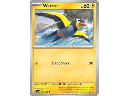 078/198 Wattrel (Scarlet & Violet) (varianta reverse holo)