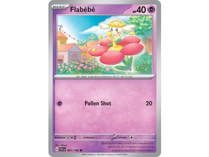 091/198 Flab√©b√© (Scarlet & Violet) (varianta reverse holo)