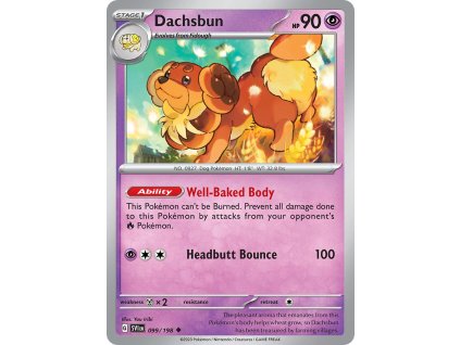 099/198 Dachsbun (Scarlet & Violet) (varianta reverse holo)