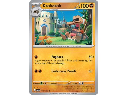 116/198 Krokorok (Scarlet & Violet) (varianta reverse holo)