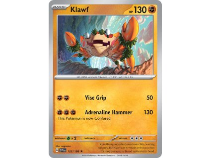122/198 Klawf (Scarlet & Violet) (varianta reverse holo)